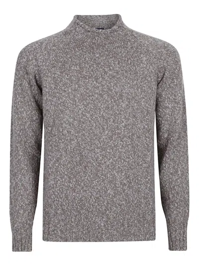 DRUMOHR MOCK-NECK RAGLAN-SLEEVE SWEATER