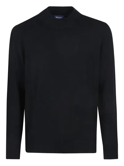 DRUMOHR MOCK-NECK WOOL SWEATER