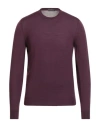 Drumohr Modern Man Sweater Burgundy Size 38 Merino Wool
