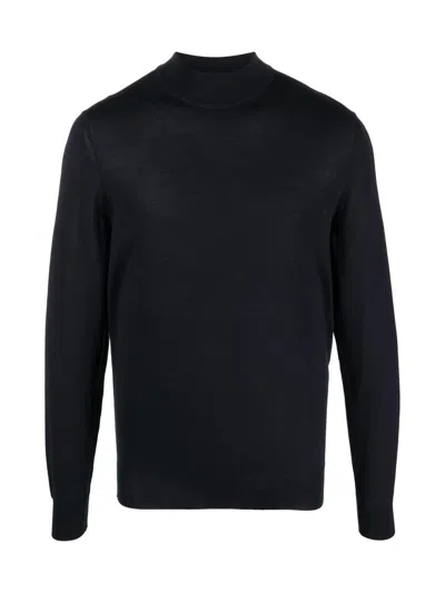 Drumohr Modern Turtleneck In Blue