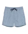 Drumohr Elastic Waist Swim Trunks In Blue