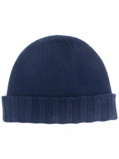 DRUMOHR NAVY BLUE BEANIE HAT