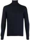 Drumohr Sweater With Logo In Navy Blue