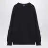 Drumohr Men's Blue Cotton Sweater In Black