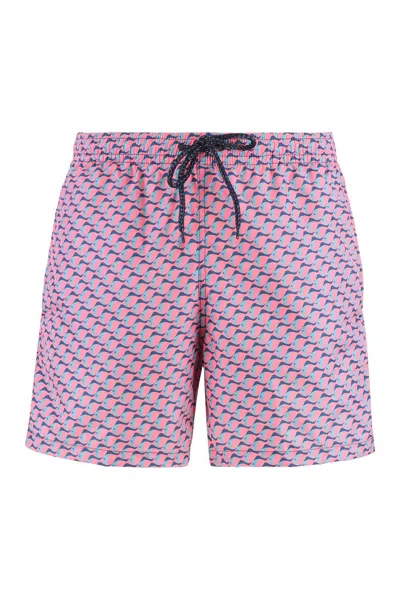Drumohr Nylon Swim Shorts In Purple