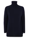 Drumohr Oversized Turtle Neck Side Splits Detail