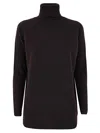 Drumohr Oversized Turtle Neck Side Splits Detail