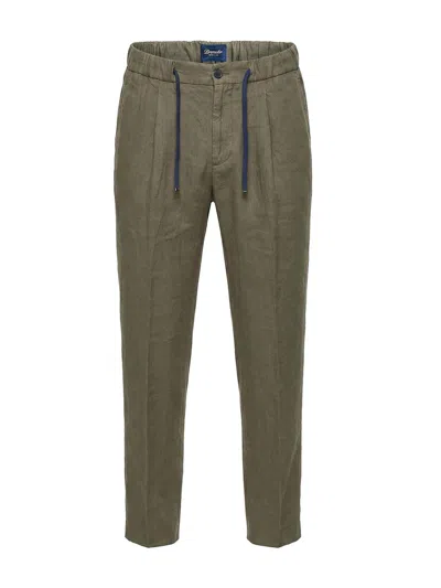 Drumohr Pantalón Casual - Verde Oscuro