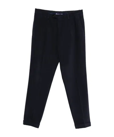 DRUMOHR PLEATED COTTON PANTS