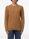 Drumohr Pocket Cardigan Top In Brown