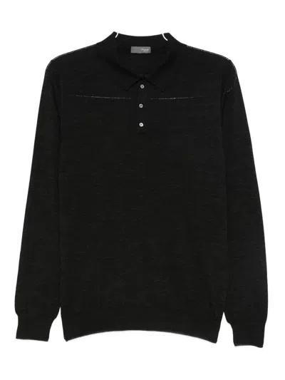 DRUMOHR LONG SLEEVE POLO