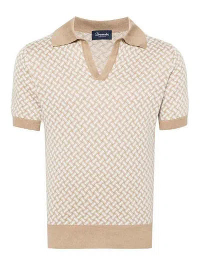 Drumohr Polo Shirt In Beige