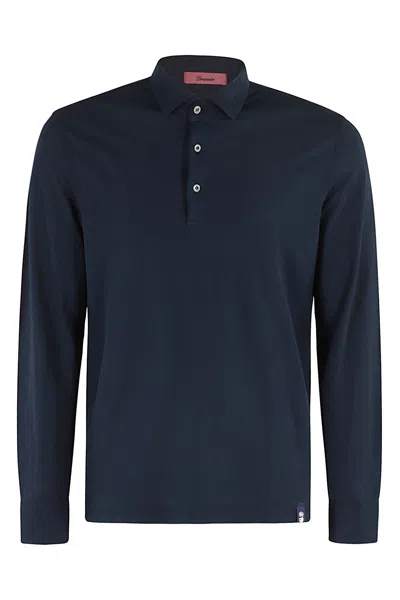 Drumohr Polo Camicia ml In Blu