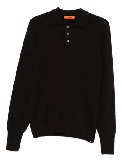 Drumohr Polo-neck Sweater In Black