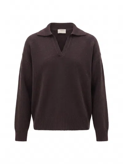 Drumohr Polo Neck Sweater In Purple