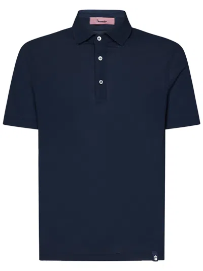 Drumohr Polo Shirt In Blue