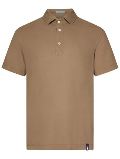 Drumohr Polo Shirt In Brown