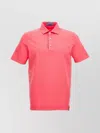 Drumohr Man Polo Shirt Coral Size S Cotton In Red