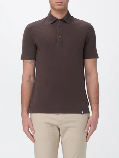 Drumohr Polo Shirt Men  In Brown