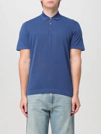 Drumohr Polo Shirt  Men Color Blue 1