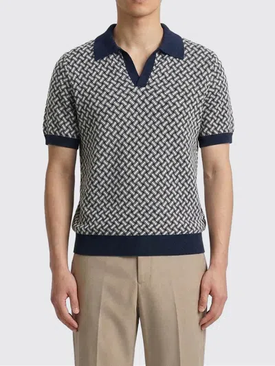 Drumohr Polo Shirt  Men Color Blue In Multi