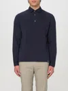 Drumohr Knitted Polo Shirt In Blue