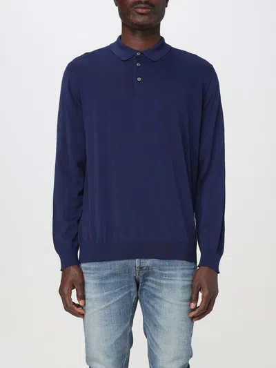 Drumohr Polo  Herren Farbe Blau