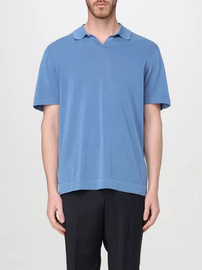 Drumohr Polo Shirt  Men Color Gnawed Blue