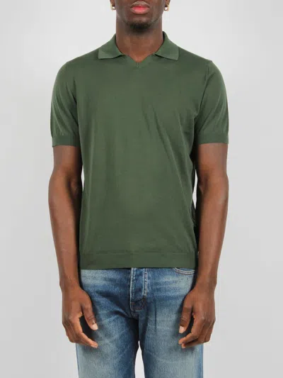 Drumohr Polo Shirt  Men Color Green In 绿色