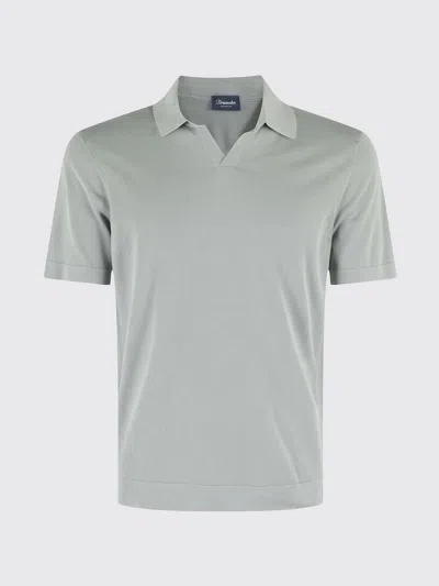 DRUMOHR POLO SHIRT DRUMOHR MEN COLOR SAGE,G66712036
