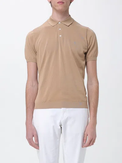 Drumohr Polo Shirt Men  In Brown