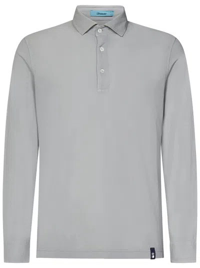 Drumohr Polo Shirt In Grey
