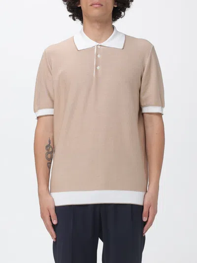 Drumohr Polo Shirt Men In Pink