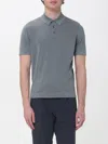 Drumohr Polo Shirt Men  In Gray