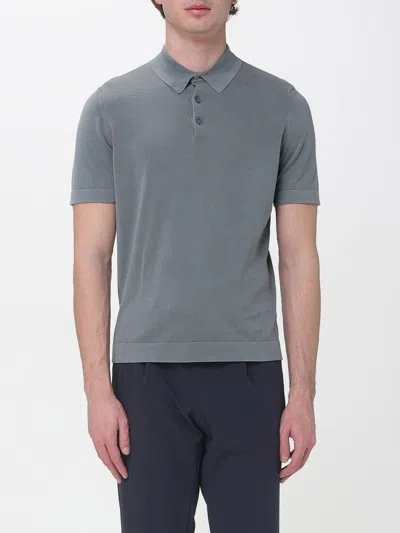 Drumohr Polo Shirt Men  In Gray