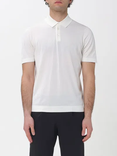 Drumohr Polo Shirt Men In White