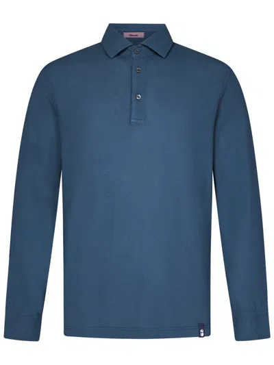 Drumohr Polo Shirt In Ottanio