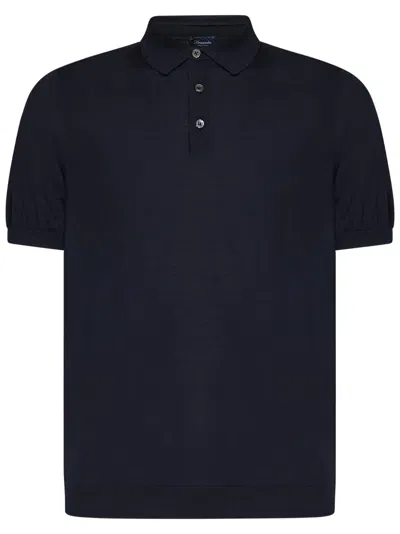 Drumohr Polo Shirt Polo Shirt In Blu
