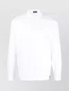 Drumohr Polo Shirt With Long Sleeves And Collar In White