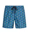 Drumohr Printed Swim Shorts In Blue