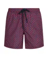 Drumohr Printed Swim Shorts In Red