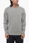 Drumohr Pure Cashmere Crew-neck Sweater In Gray