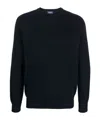 Drumohr Raglan-sleeved Cashmere Jumper In Black