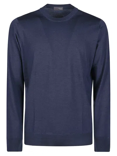 Drumohr Rasato Sweater In Jeans