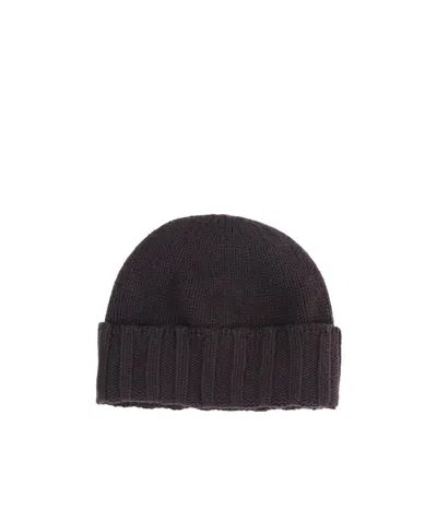 Drumohr Rass Cashmere Beanie In Black