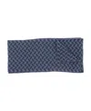 Drumohr Razor Blade Knitted Scarf In Blue