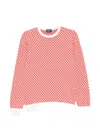 Drumohr Geometric-pattern Sweater In Pink