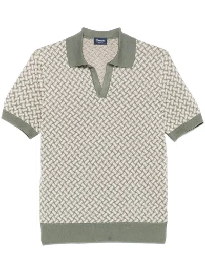 Drumohr Razor Blade T-shirt In Green