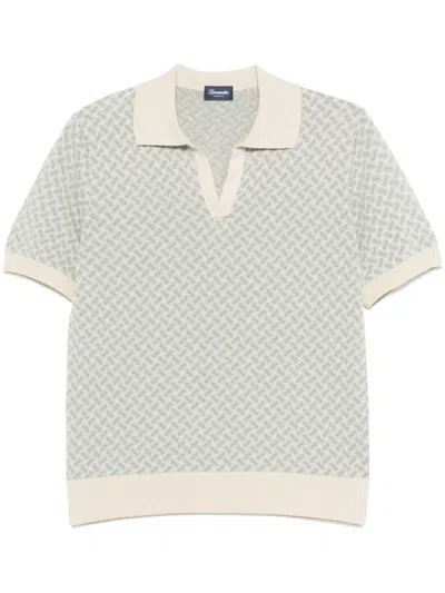 Drumohr Razor Blade T-shirt In Neutrals