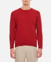 Drumohr Crewneck Wool Sweater In Red